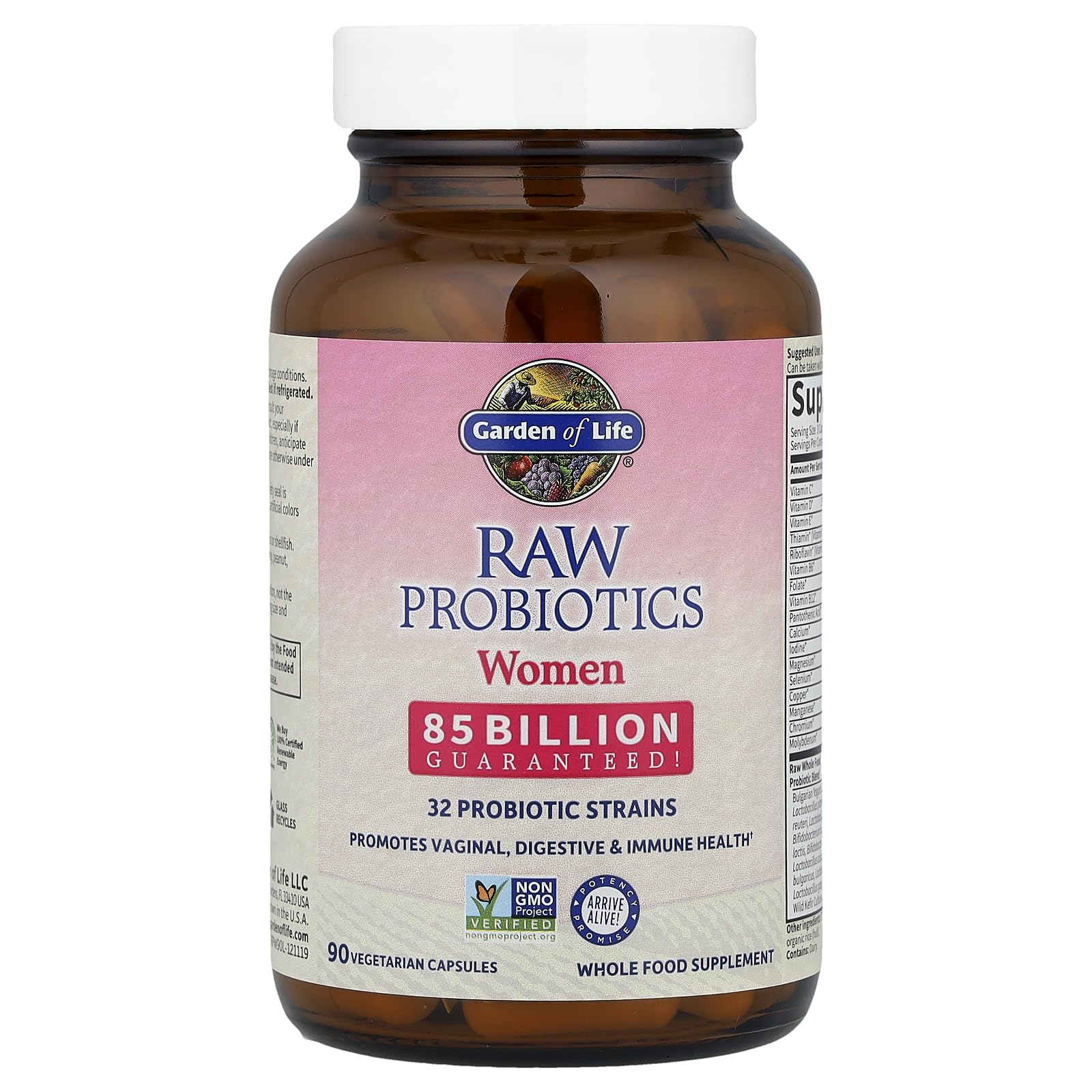 Garden of Life Raw Probiotics Women vegetarian capsules ready for daily wellness