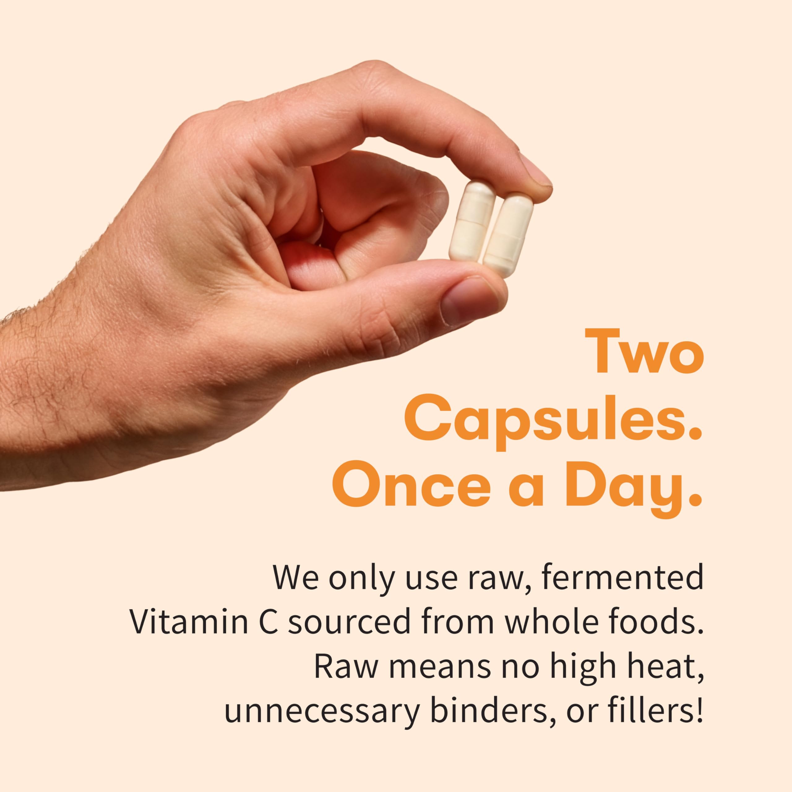 Garden of Life Raw Vitamin C bottle on kitchen counter for daily routine