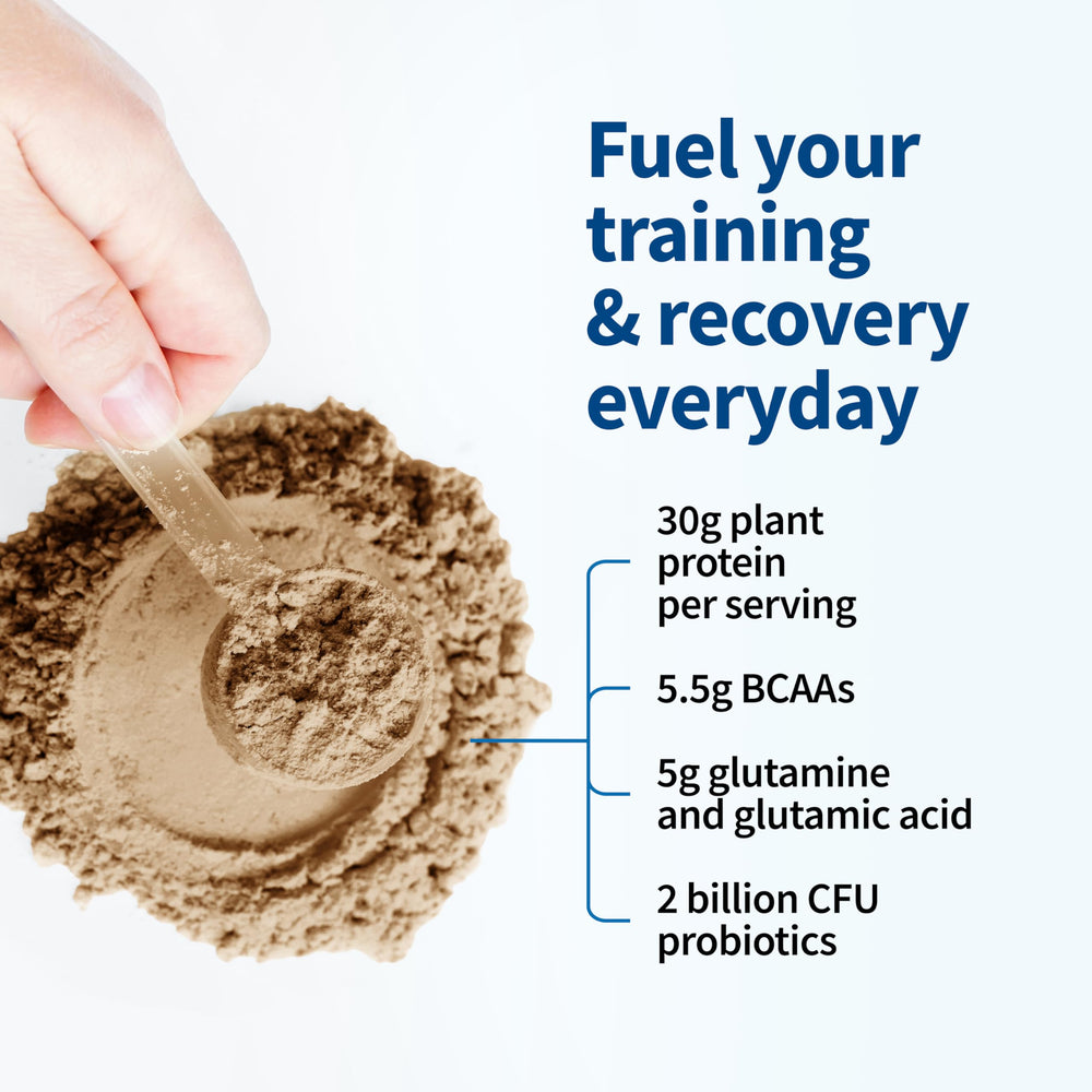 Garden of Life smooth creamy protein mix shown in a shaker bottle