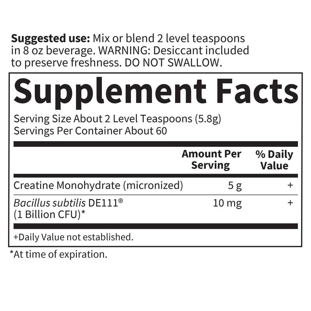 Garden of Life SPORT Creatine NSF-certified badge on packaging.