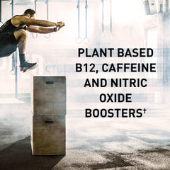Garden of Life Energy + Focus being poured into a glass for a refreshing workout boost