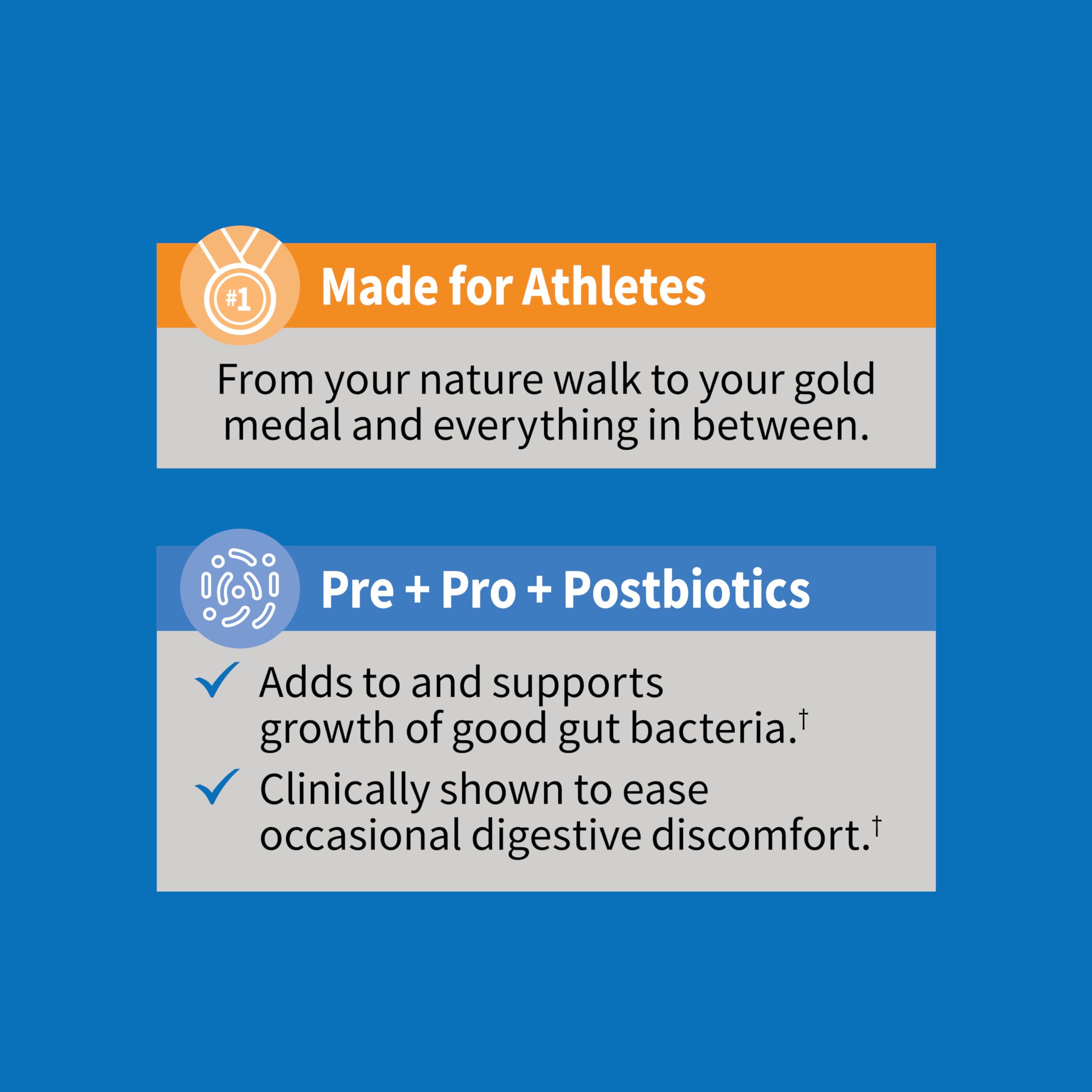 Garden of Life Sport Probiotics postbiotic blend close-up for gut balance.