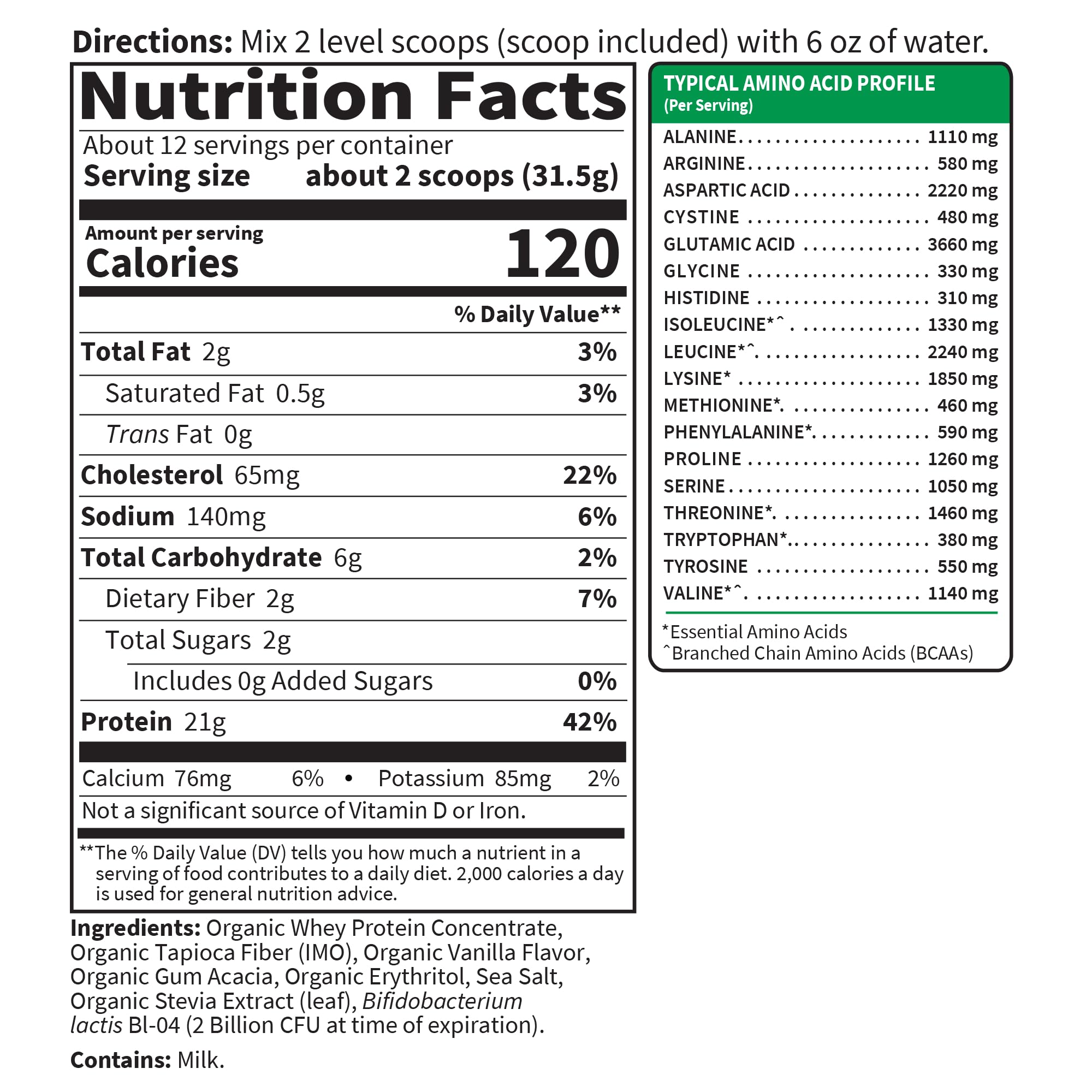 Garden of Life SPORT cold-processed label preserves nutrients.