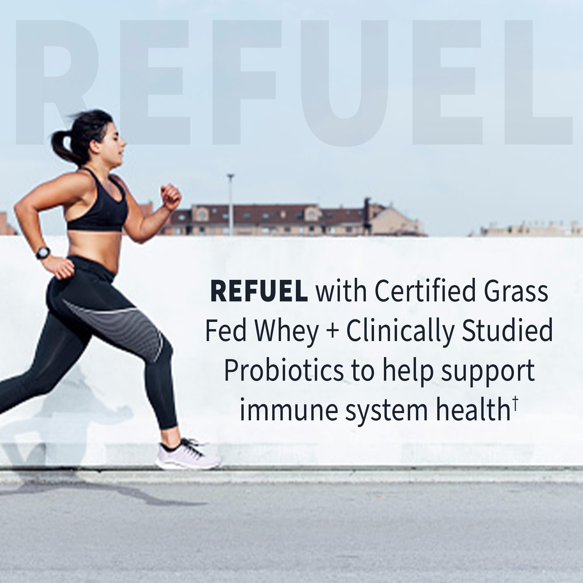 Garden of Life SPORT probiotic blend label highlights immune support.
