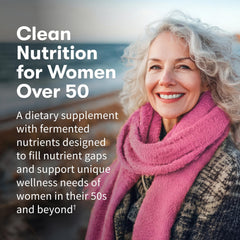 Box lists 23 organically grown fruits and vegetables contributing nutrients.