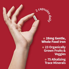Vitamin Code Healthy Blood mineral blend highlights 75 soil-based minerals