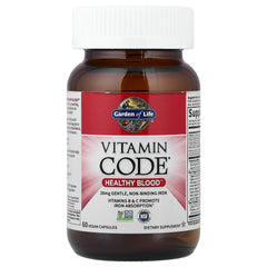 Vitamin Code Healthy Blood veggie ingredients featured for digestion support
