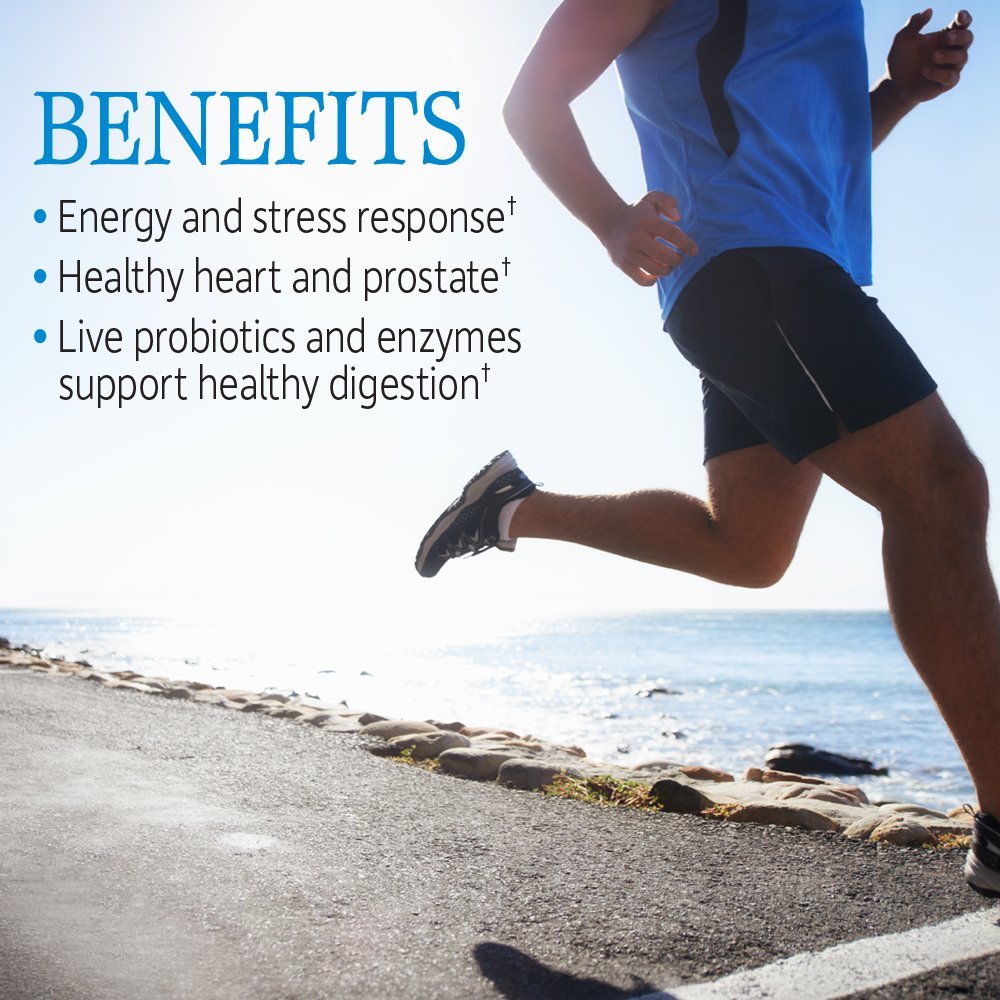 Garden of Life Vitamin Code RAW One for Men capsules support energy and overall wellness.
