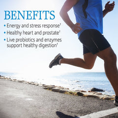 Garden of Life Vitamin Code RAW One for Men capsules support energy and overall wellness.