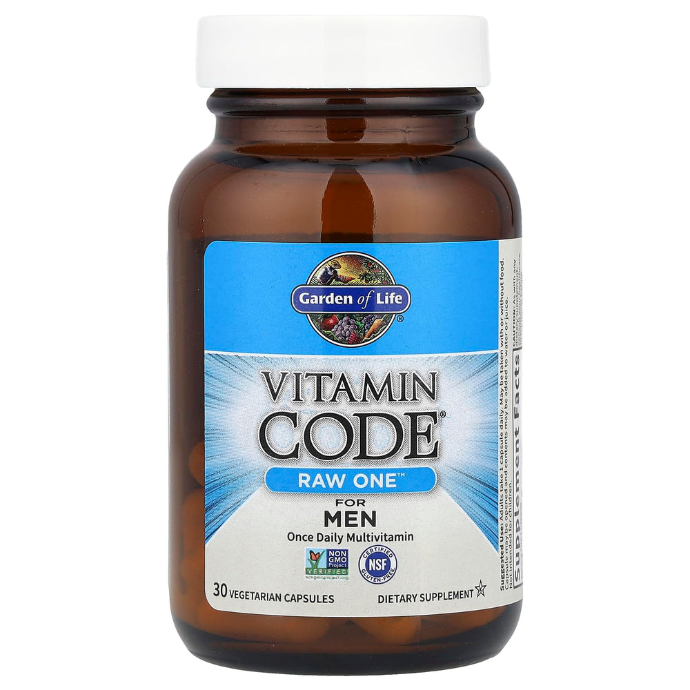Garden of Life Vitamin Code RAW One for Men probiotics aid digestion and nutrient absorption.