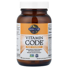 Garden of Life Vitamin Code Raw Vitamin C capsules for vegan daily wellness
