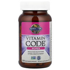Garden of Life Vitamin Code Women capsules-in-hand demonstrate convenient daily supplementation.