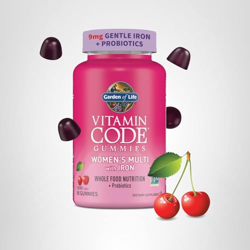 Garden of Life Vitamin Code Women’s Gummies cherry flavor for a tasty daily routine