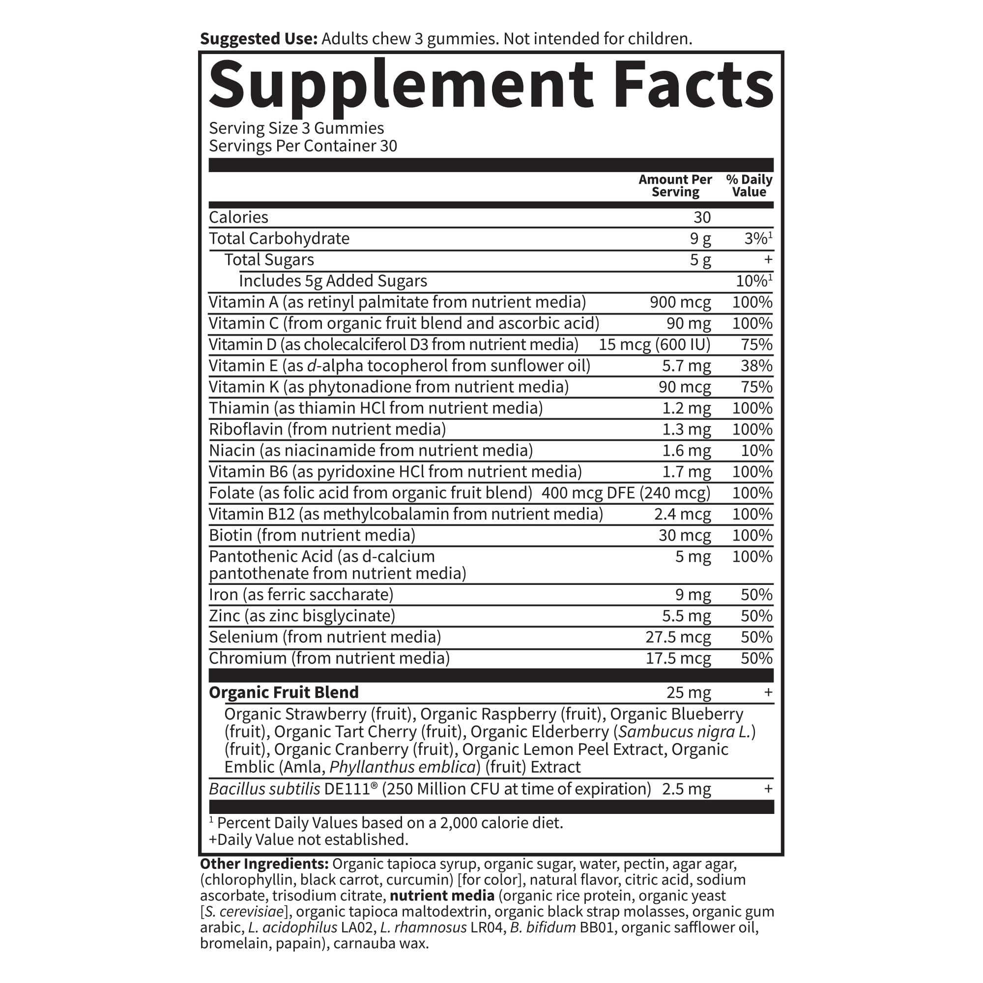 Garden of Life Vitamin Code Women’s Gummies probiotics support digestion