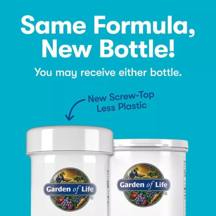 Garden of Life Women's Daily Care Probiotics back panel shows serving size and key ingredients.