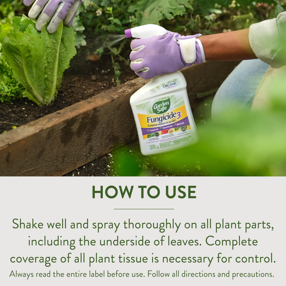 Garden Safe suitable for fruits and vegetables in home gardens