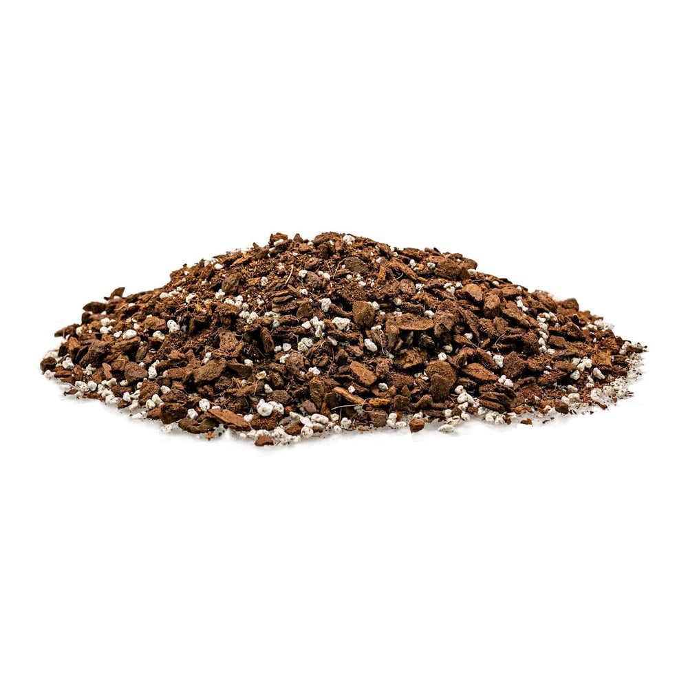 Gardenera soil ingredients including biochar visible for nutrient retention.
