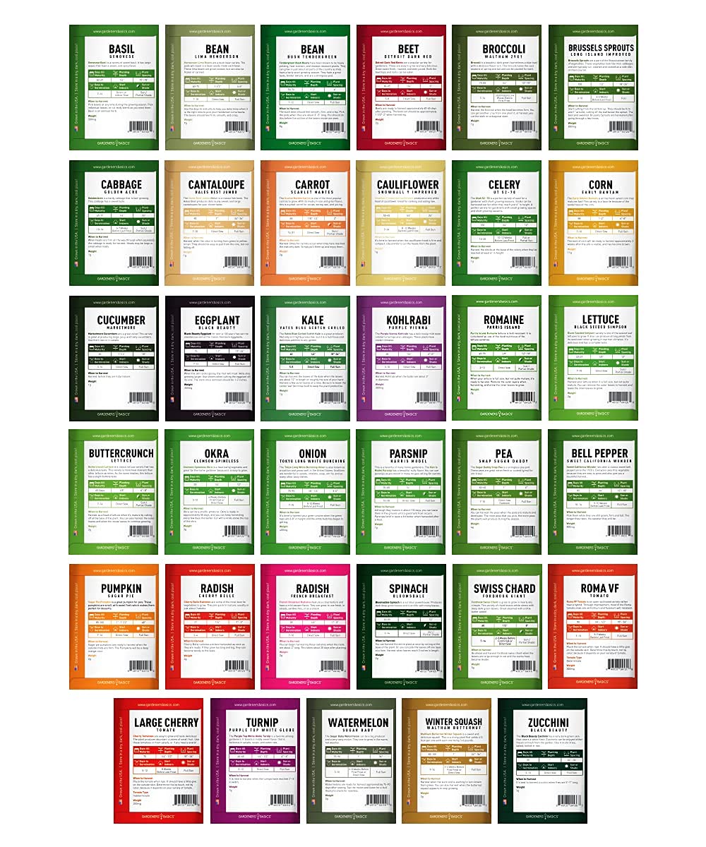 Gardeners Basics 35 vegetable varieties catalog showcases diverse, easy-to-grow options for beginners