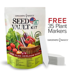 Gardeners Basics garden kit inner layout displays complete growing instructions for indoor and hydroponic setups