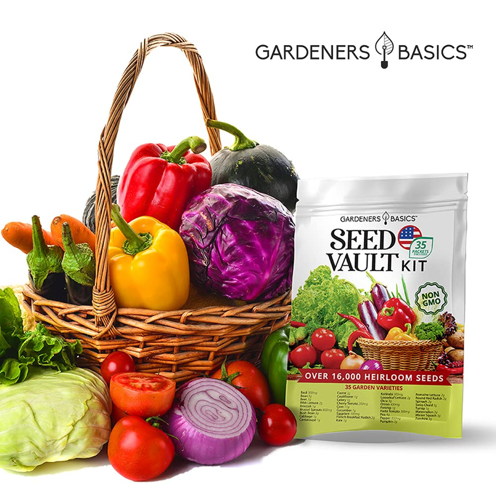 Gardeners Basics printed instructions are shown, guiding planting steps for reliable home gardening outcomes
