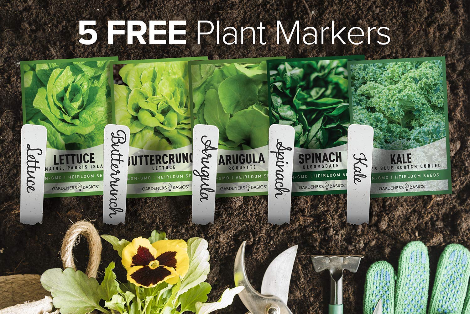 Gardeners Basics lettuce romaine parris island seeds for crisp, reliable harvests.
