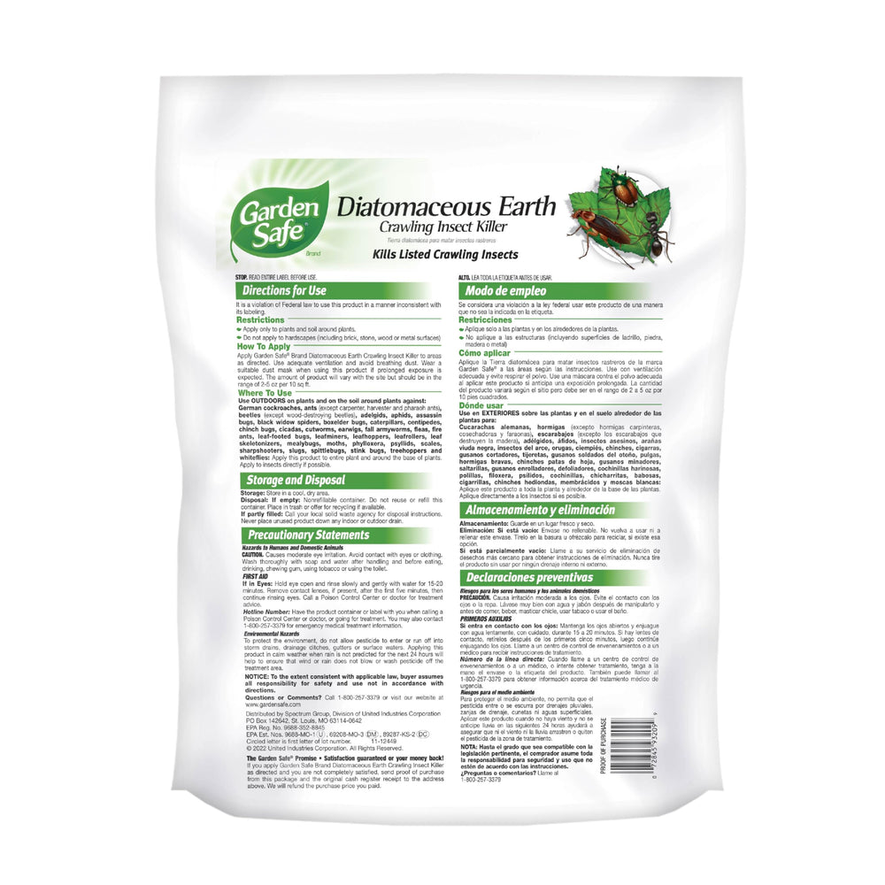 Garden Safe supports organic gardening with non-toxic contact action.
