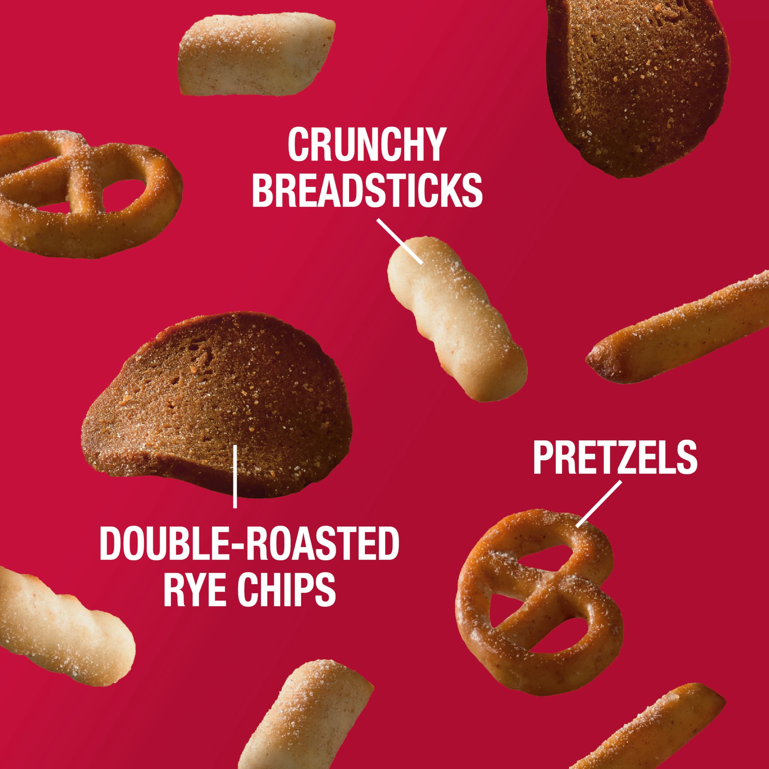 Rye chips provide savory depth in Gardetto's mix