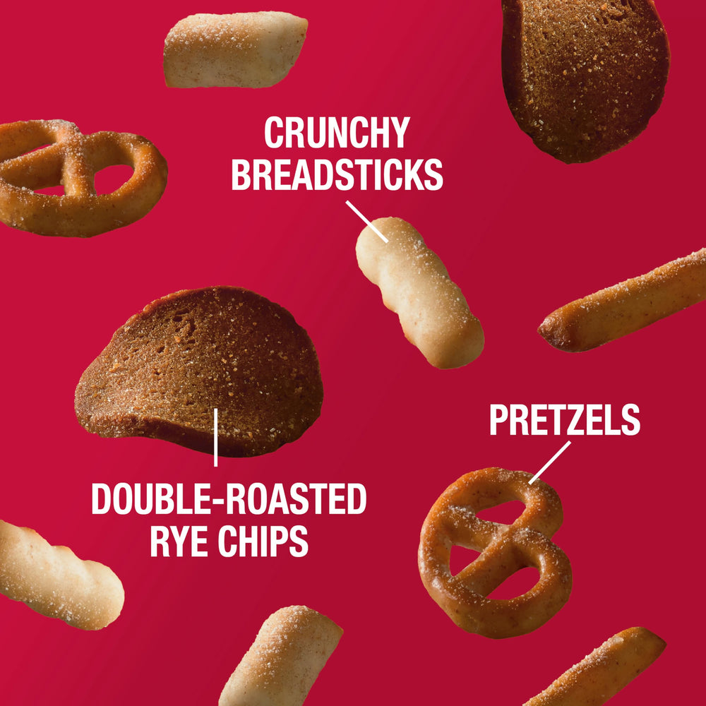 Rye chips provide savory depth in Gardetto's mix