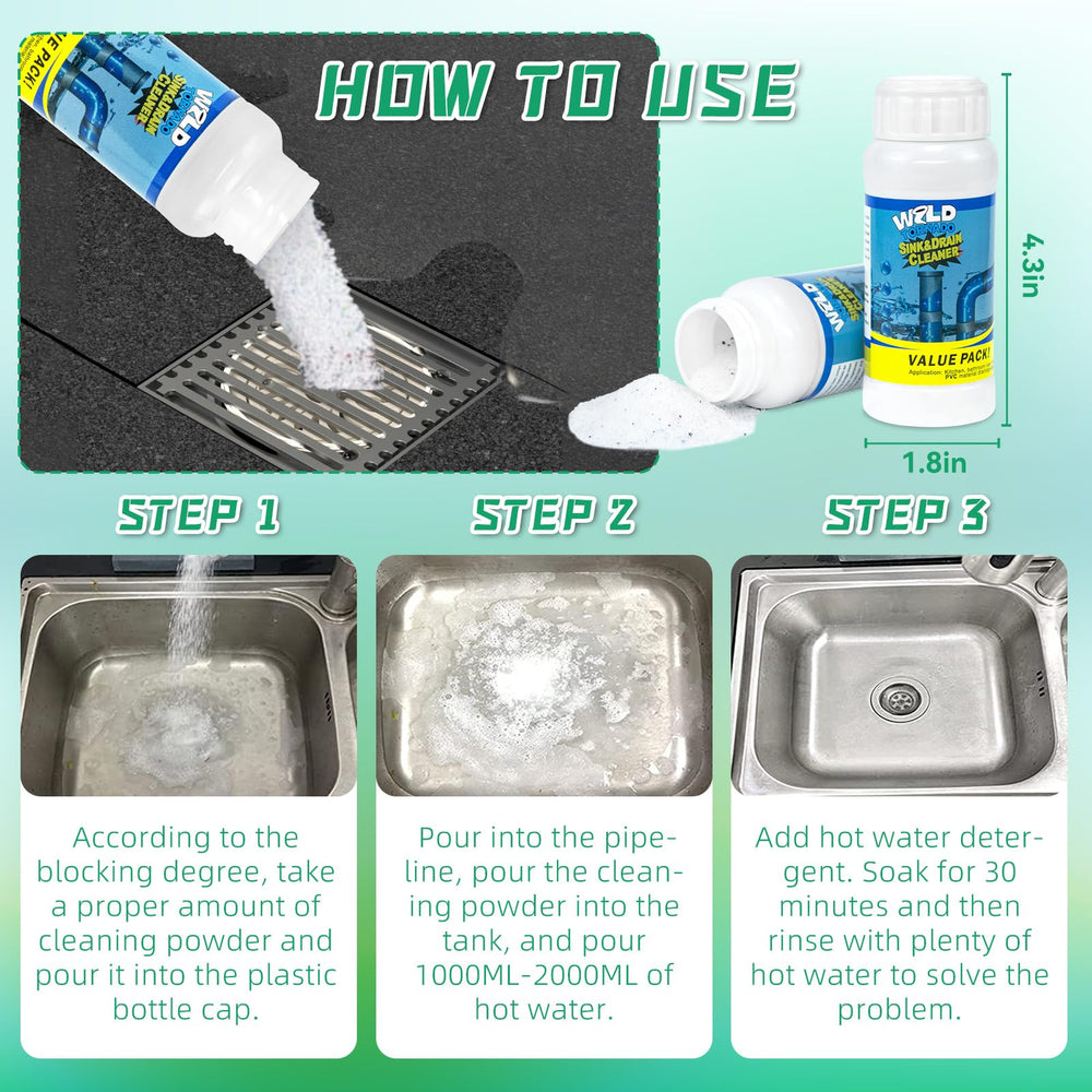 GARINOM multi-area drain maintenance helps kitchens and bathrooms stay clear