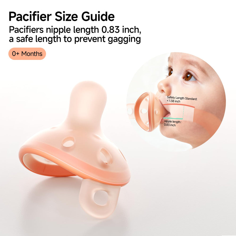 Garkoko pacifier for 0–6 months fits early infancy.