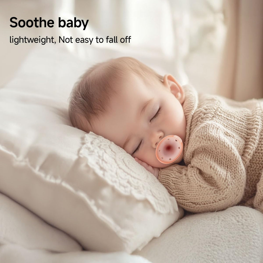 Garkoko pacifier-breathing-holes promote airflow around baby's mouth.