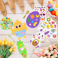 Garma bunny foam stickers ready for playful spring crafts.