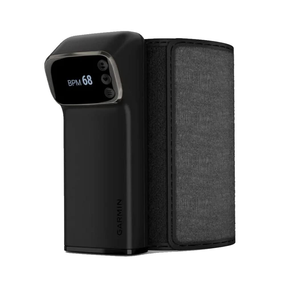 Garmin Index BPM adjustable cuff fits a wide range of arm sizes for comfort.