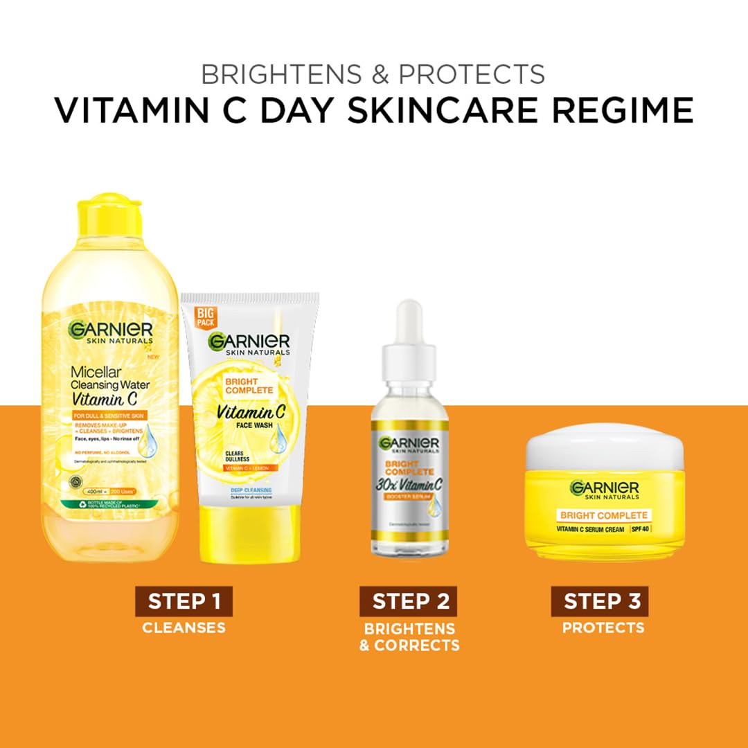 Garnier Bright Complete absorbs quickly leaving a smooth, non greasy finish