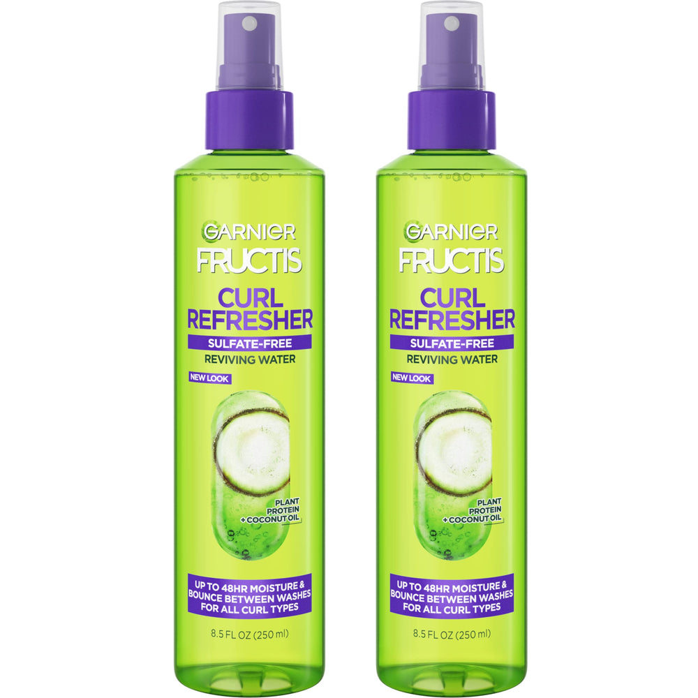 Garnier Fructis Curl Refresher Reviving Water bottle for quick curl refresh and hydration
