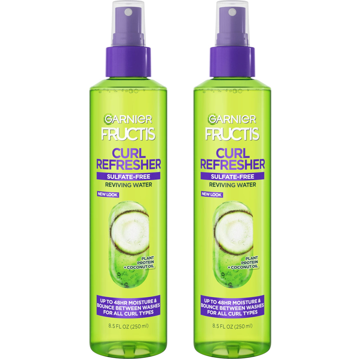 Garnier Fructis Curl Refresher Reviving Water bottle for quick curl refresh and hydration