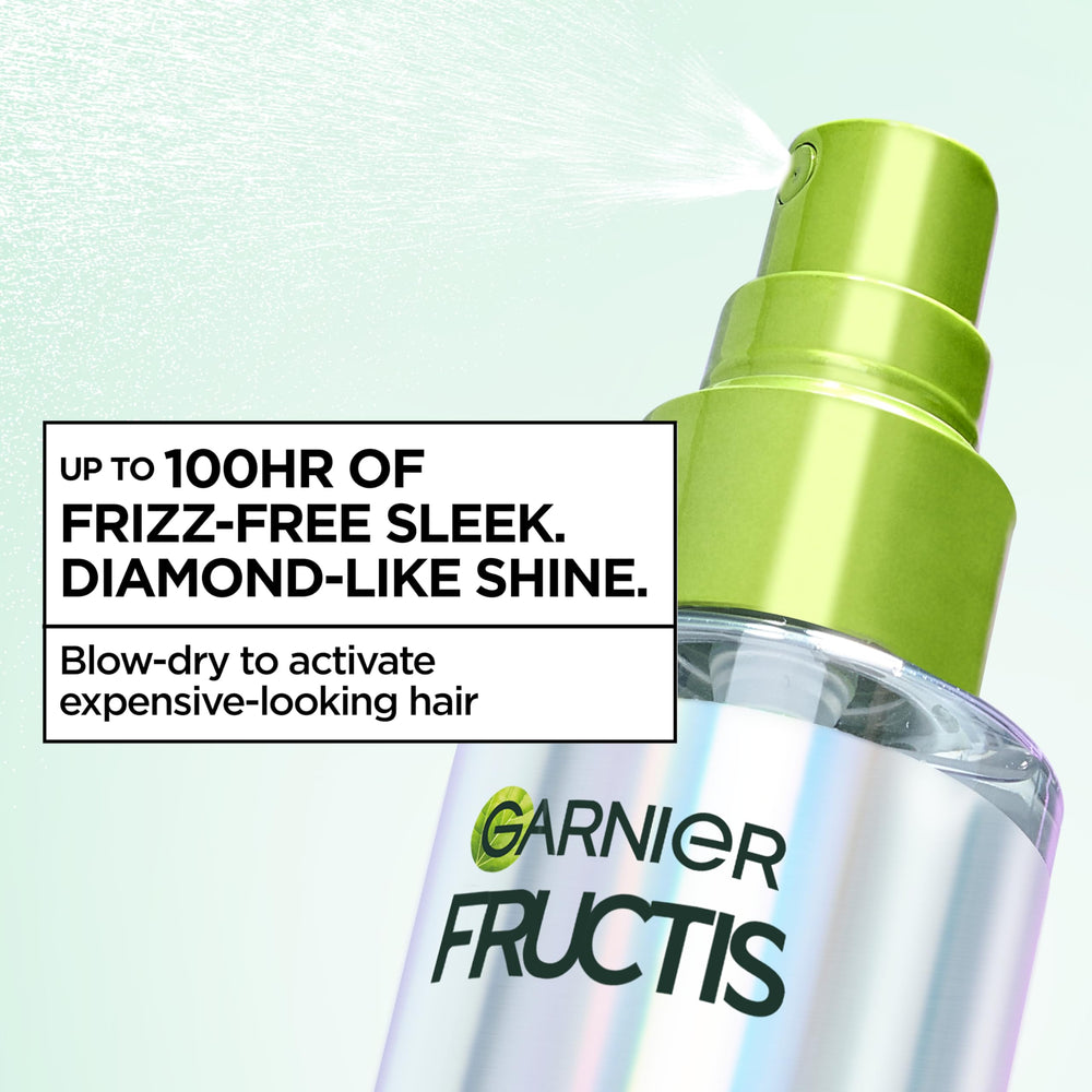 Garnier Fructis Diamond Sleek heat protection up to 450F.
