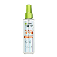 Garnier Fructis Diamond Sleek shine spray bottle for radiant, frizz-free gloss.