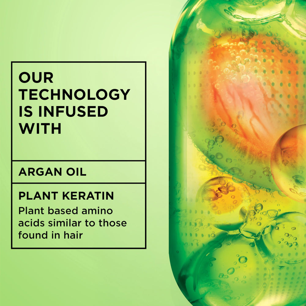 Garnier Fructis Sleek & Shine value-size packaging on shelf.