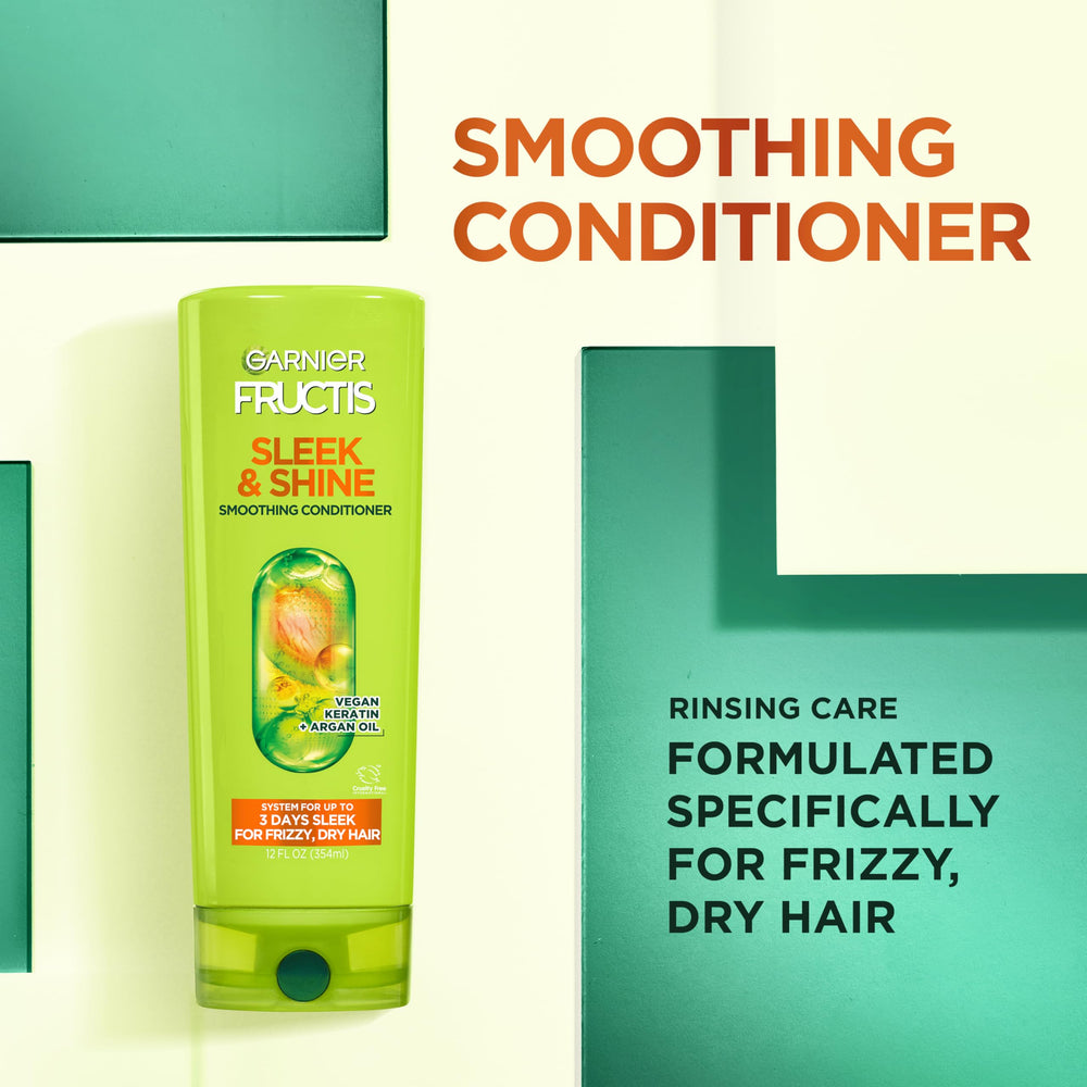 Garnier Fructis Sleek & Shine set packaging box for home and travel.