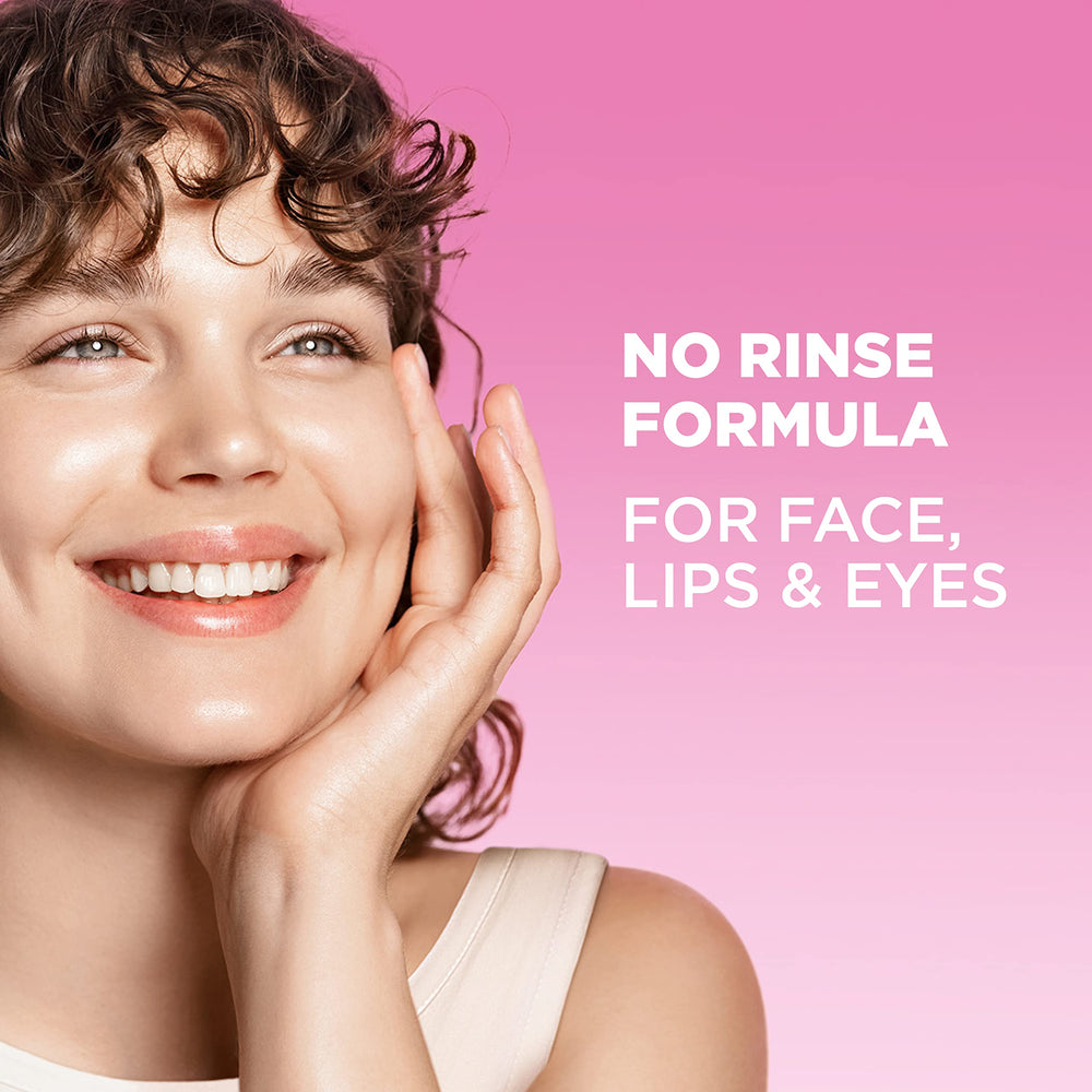 Close-up of Garnier Micellar Water with Rose Water.