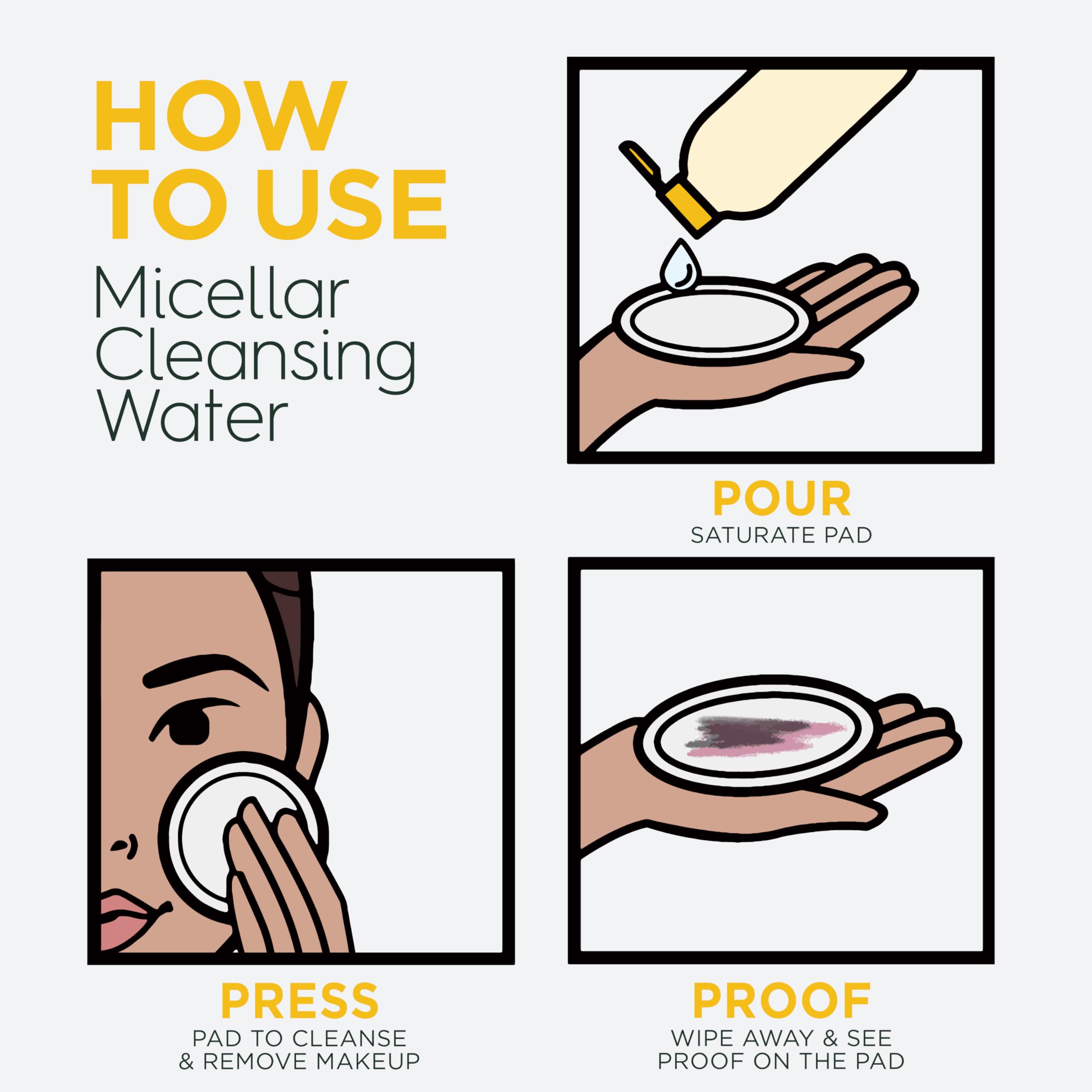 Garnier Micellar Water Eco Pads compatible option for sustainable cleansing.