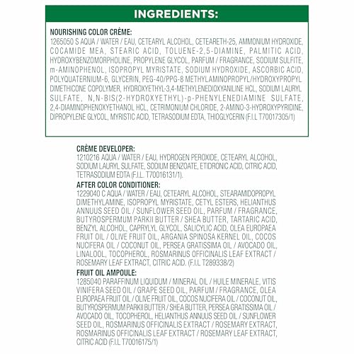 Garnier Nutrisse Ultra Crème 60-shade vegan color range option
