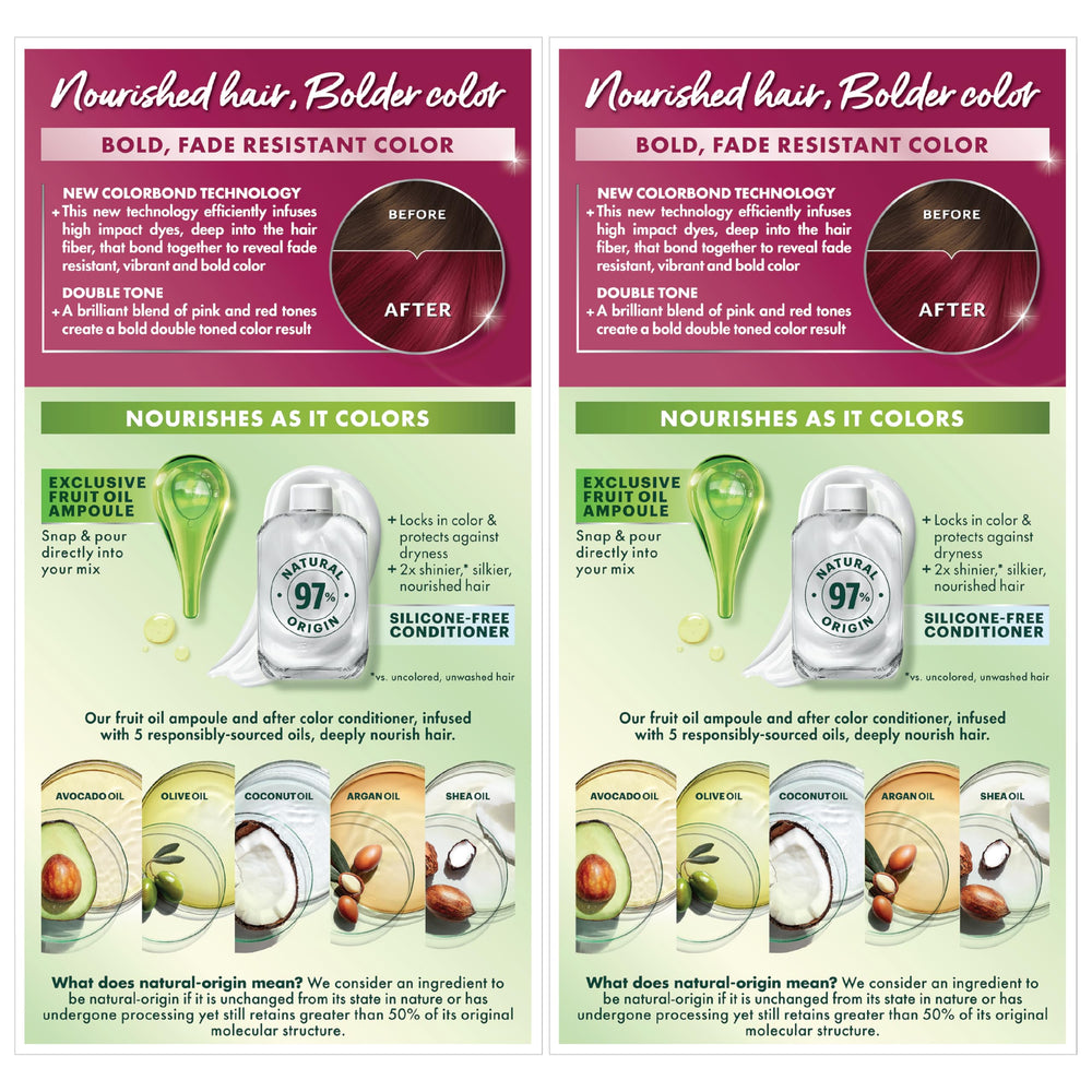 Cruelty-free and vegan badge on Nutrisse packaging