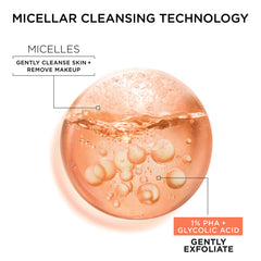 Garnier SkinActive micellar water as face cleanser for makeup removal