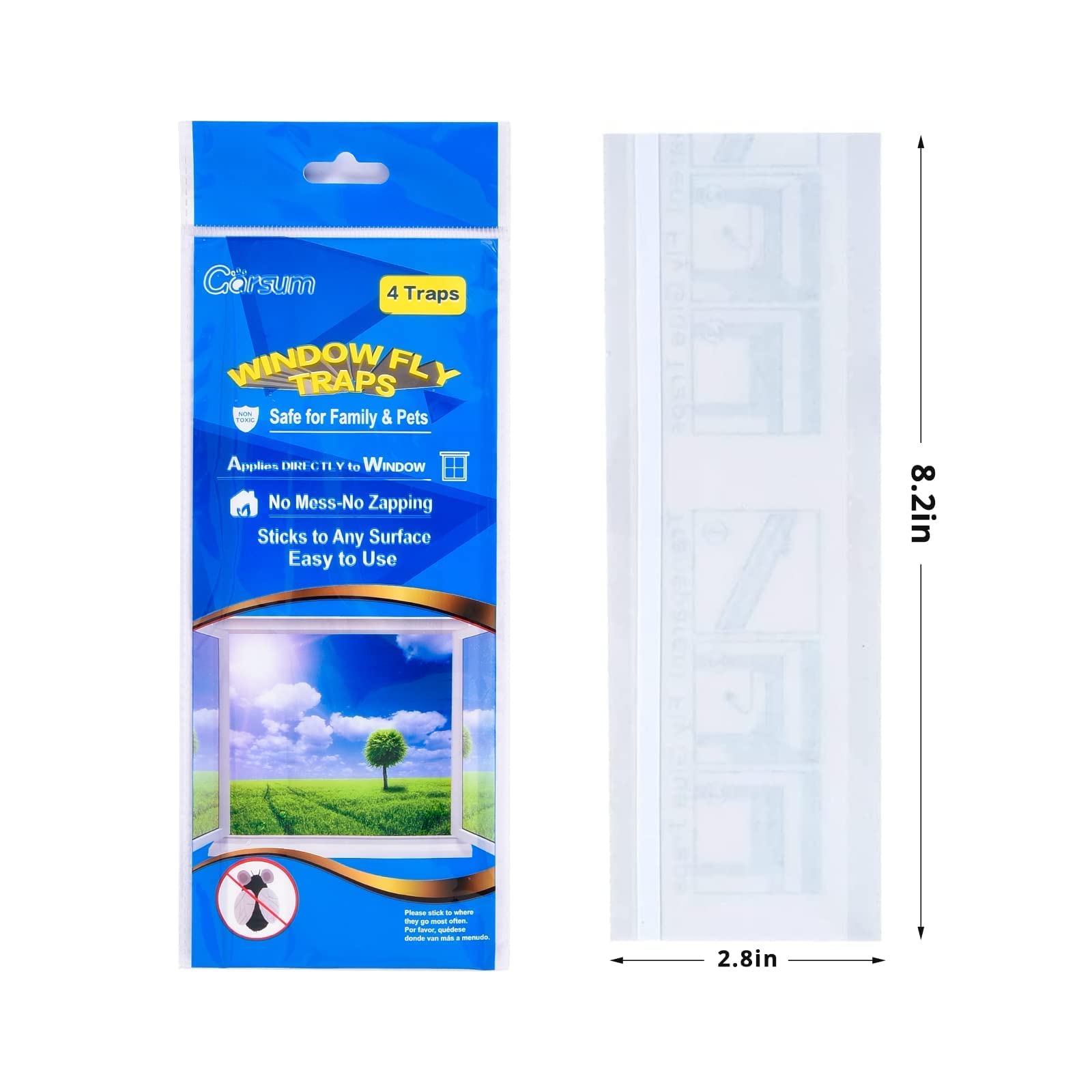 Garsum twelve-pack provides ongoing protection for a fly-free home.