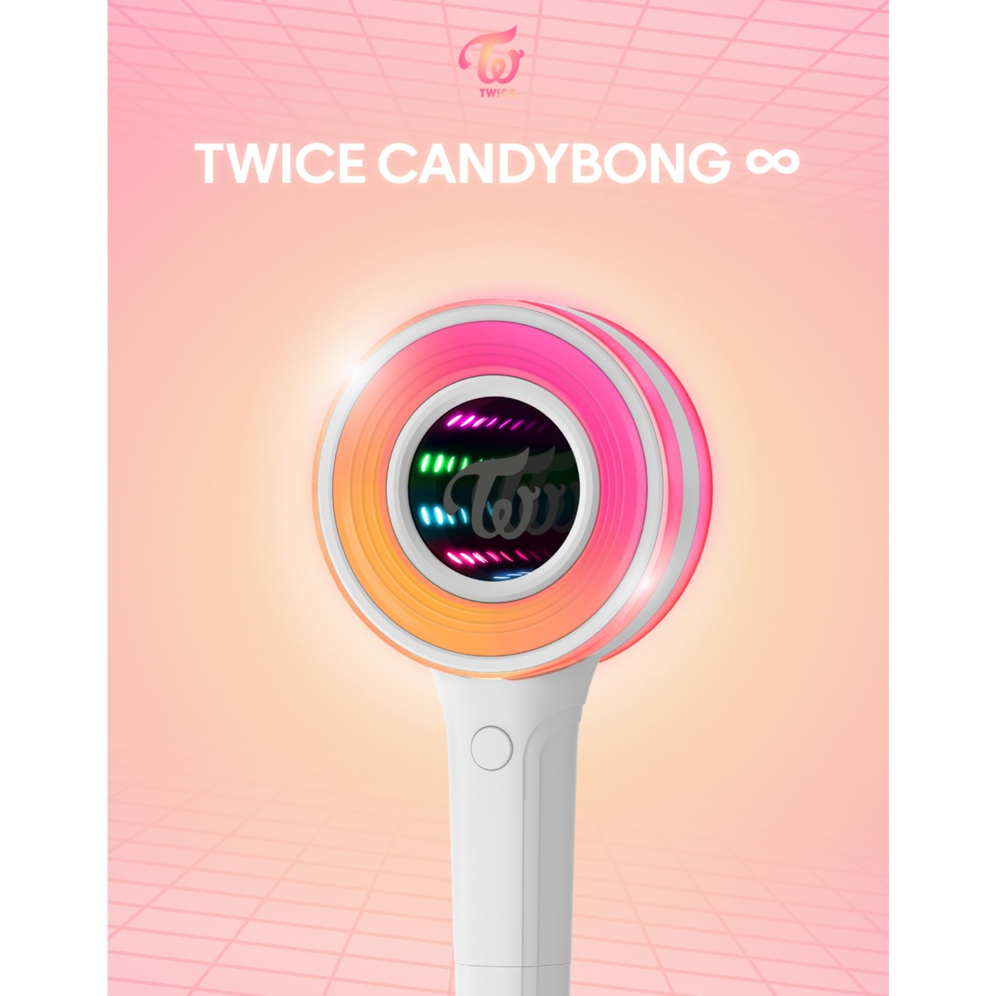 GASHINA STORY lightstick with strap for easy carrying at events.