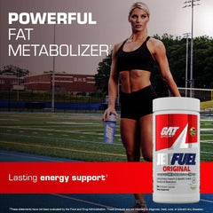 GAT SPORT JetFuel Original capsules close-up emphasizing compact fat-burning capsules