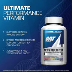 GAT SPORT capsules closeup demonstrates easy-on-stomach tablets designed for daily use.