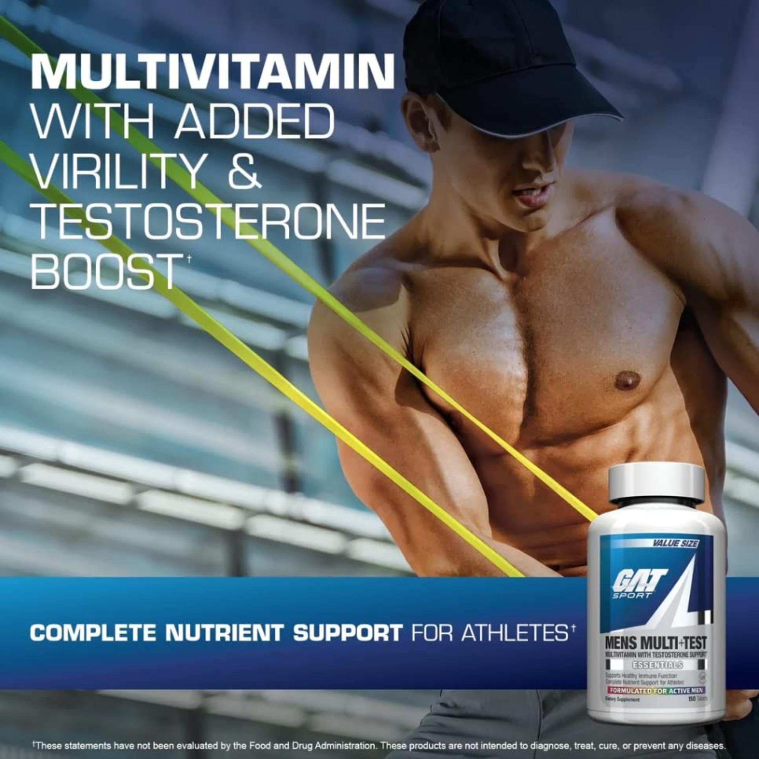 GAT SPORT packaging on desk conveys thoughtful athletic nutrition for active lifestyles.